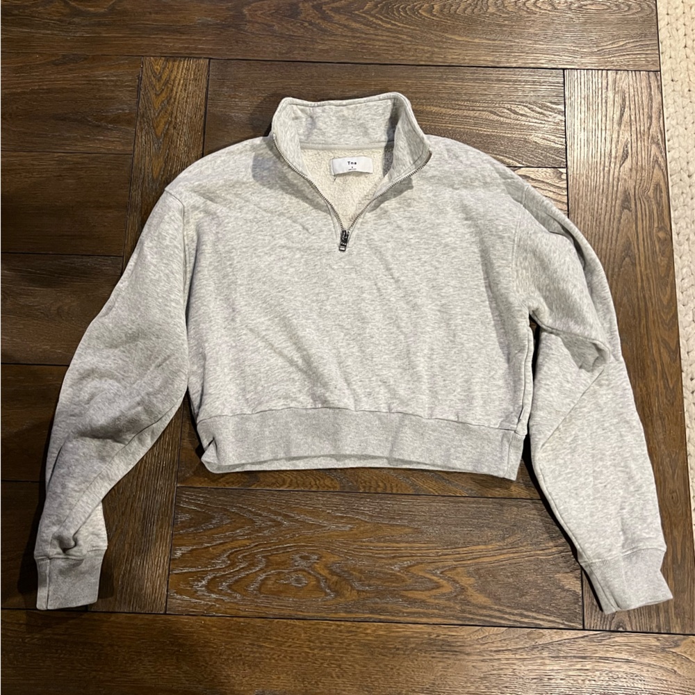 TNA Light Gray Zip-Up